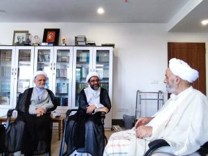 دیدار مدیر حوزه‌های علمیه خواهران با حجت‌الاسلام والمسلمین قرائتی